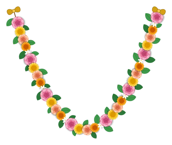 Birthday Party Rose Garland