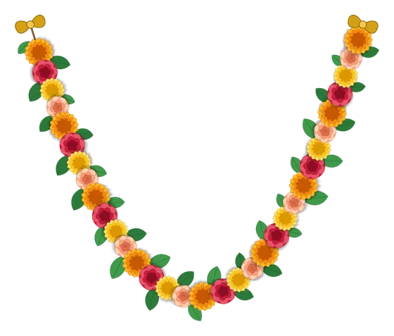 Marigold & Rose Groom Garland