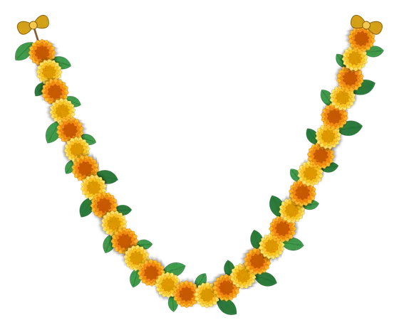 Marigold Temple Garland