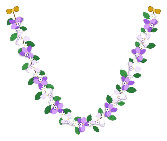 Orchid Designer Garland