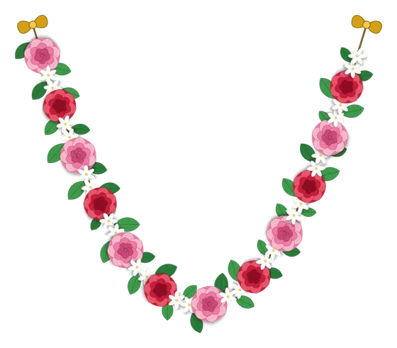 Premium Rose & Jasmine Bridal Garland